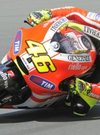 Italský jezdec Valentino Rossi