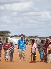 Uprchlický tábor Dadaab v Keni.