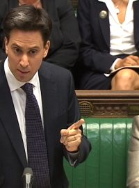 Ed Miliband, vůdce opoziční Labour party