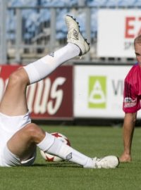 Marek Jarolím z Jablonce (vlevo) a Grigorij Čirkin z Českých Budějovic
