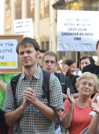 Demonstrace za odvolání Ladislava Bátory z ministerstva školství