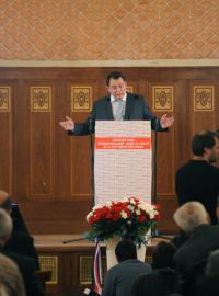 Ustavující sjezd nové strany Jiřího Paroubka Národní socialisté - Levice 21. století, Jiří Paroubek
