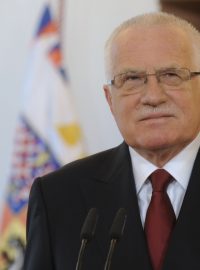 Prezident Václav Klaus přednesl na Pražském hradě novoroční projev