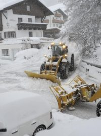 Rakousko je pod sněhem. Některé oblasti zůstaly odříznuté od světa