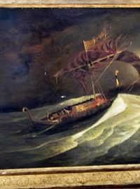 Plavba mořského krále do Valhally od malíře Oscara Oestereichera