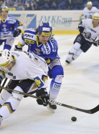 Hokejisté Komety porazili v prvním duelu předkola play off Kladno 5:2