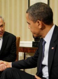 Americký prezident Barack Obama se sešel v Bílem domě s izraelským premiérem Benjaminem Netanjahuem