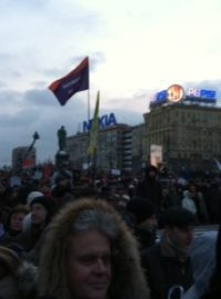 Rusko. Demonstrace v Moskvě