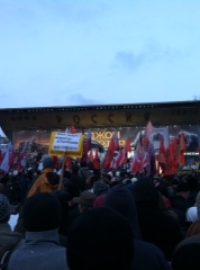 Rusko. Demonstrace v Moskvě