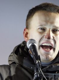 Jeden z organizátorů protiputinovských protestů Alexej Navalnyj