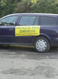Protestní akce zemědělců