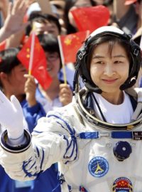 První čínská astronautka Liou Jang