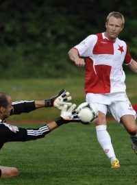 Stanislav Vlček i v 36 letech neúnavně bojuje o místo v sestavě Slavie