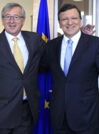 Jean-Claude Juncker a José Manuel Barroso