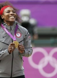 Serena Williamsová se zlatou olympijskou medailí