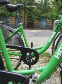 Bike sharing, které provozuje firma Home port