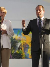 Německá kancléřka Angela Merkelová a francouzský prezident François Hollande
