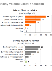 Příčiny volební účasti / neúčasti - Pardubický kraj