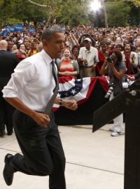Americký prezident Barack Obama v Ohiu