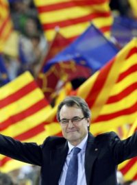 Předseda katalánské regionální vlády Artur Mas