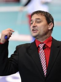 Trenér českých florbalistů Tomáš Trnavský