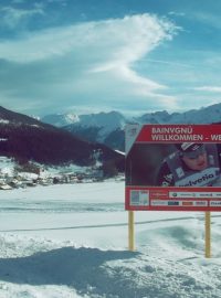 Tady je Colognovo - pohled do údolí Müstair