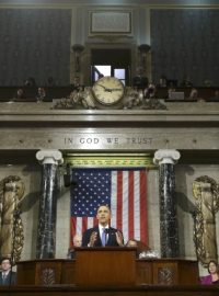 Barack Obama přednáší tradiční Zprávu o stavu Unie