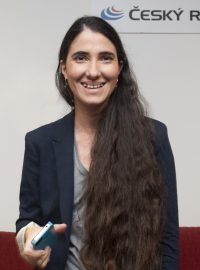 Yoani Sánchez na návštěvě Českého rozhlasu