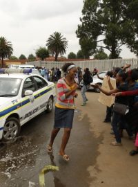 Obyvatelé Jihoafrické republiky protestují kvůli policejnímu násilí