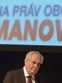 Prezident Miloš Zeman na sjezdu SPOZ