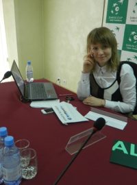 Taťjana Koroljovová, sekretářka kazašské tenisové federace
