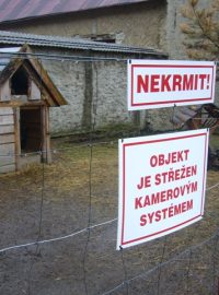 Mikro zoo v Kravařích na Českolipsku: Informační tabulka
