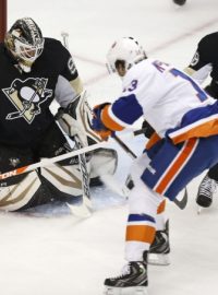 Tomáš Vokoun v brance Penguins vychytal v 5. utkání 1. kola play off NHL všechny střelce NY Islanders