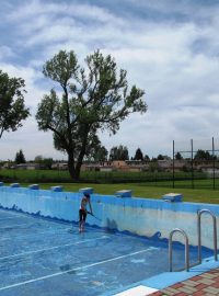 Koupaliště v Olešníku u Hluboké nad Vltavou