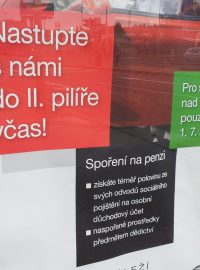 Reklamní kampaň k 2. pilíři důchodové reformy