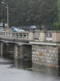 Husinecká přehrada 2. června 2013