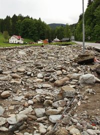 Povodně poničily i národní park v Krkonoších - Svoboda nad Úpou