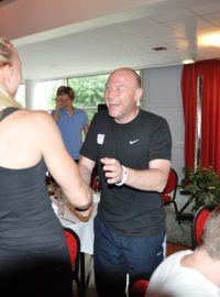 S gratulací přispěchala také Michaela Zrůstová