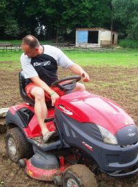 Předseda TJ Sokol Obříství Lukáš Kohout