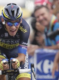 Roman Kreuziger bojuje v horské časovce 17. etapy Tour de France