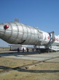 Ruská raketa Proton M. Foto uživatele &quot;alexpgp&quot;.