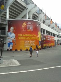 Menší, útulnější a fotbalovější z obou stadionů Ullevi