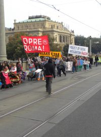 Druhý ročník pochodu Roma Pride v Praze