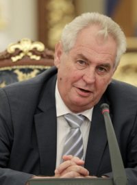 Prezident Miloš Zeman (na návštěvě Ukrajiny)