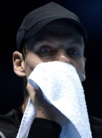 Tomáš Berdych v zápase s Rafaelem Nadalem na Turnaji mistrů