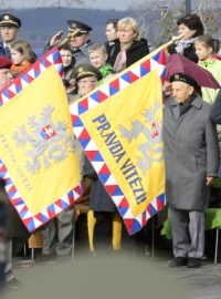 Pietní akt při příležitosti Dne válečných veteránů se konal u Národního památníku na Vítkově v Praze