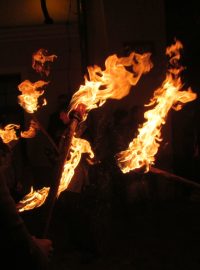 Svatomartinský průvod v Jihlavě
