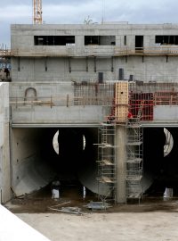 Vodní elektrárna ve Štětí na Litoměřicku