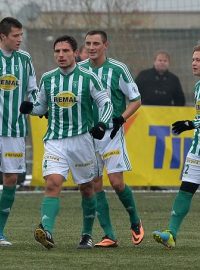 Kapitán Bohemians Josef Jindřišek se raduje po gólu v semifinále Tipsport ligy