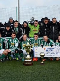 Bohemians Praha 1905 slaví vítězství v Tipsport lize